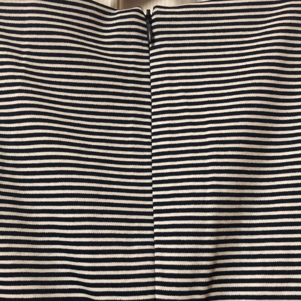 Striped Black and White Mini Dress - Picture 8 of 13